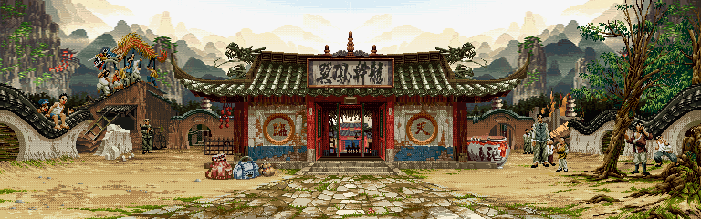 킹오파 추억의 배경들. gif | 인스티즈