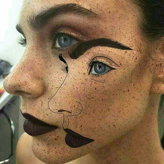 절묘한 화장 | 인스티즈