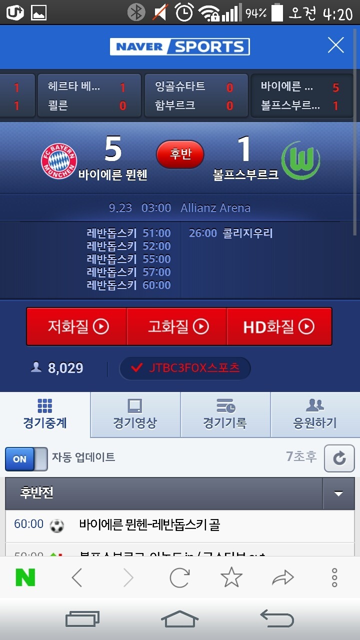 오늘자 레반도프스키 9분 5골.gif | 인스티즈