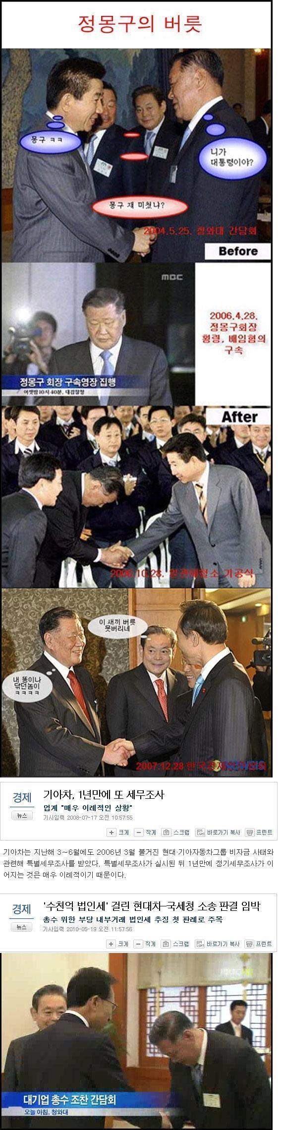 정몽구의 과거 | 인스티즈