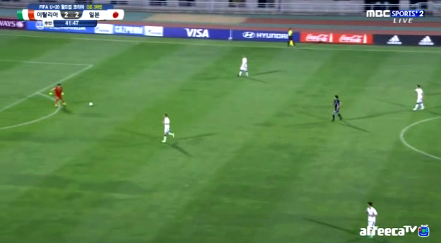 U-20 이탈리아vs일본 막판 볼 돌리기 gif | 인스티즈