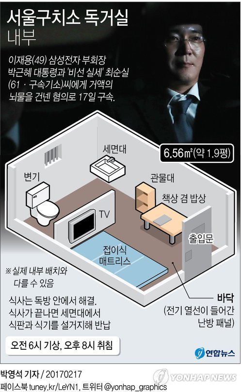 기자가 설명해주는 이재용이 수감된 서울구치소 독방 내부.jpg | 인스티즈