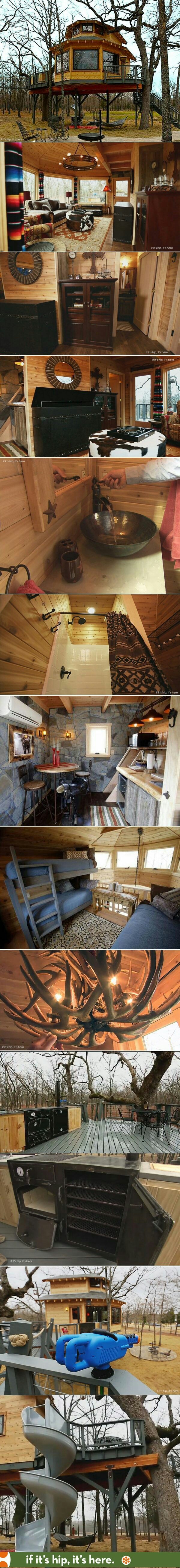 외국 어떤 남편이 친구들 불러서 술조지면서 놀려구 만든 나무집 | 인스티즈