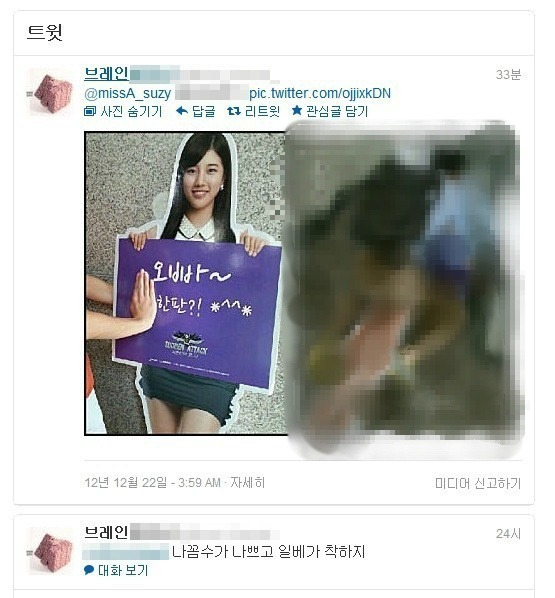 19살 여자연예인에게 악행을 한 일베 | 인스티즈