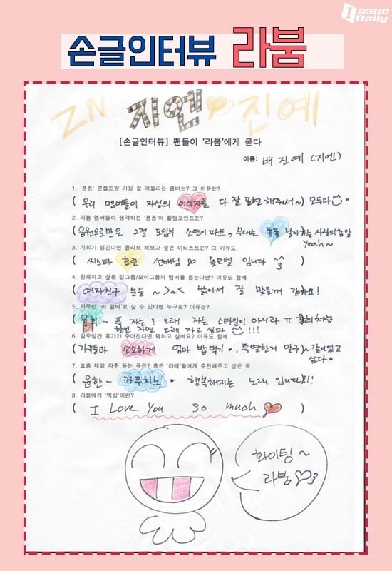 걸그룹 라붐이 친해지고 싶은 걸그룹 여자친구 | 인스티즈