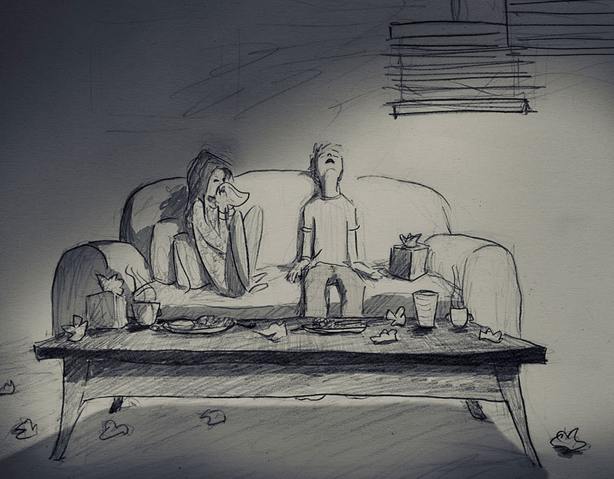 아내와의 매일매일을 365일 동안 그린 남자 | 인스티즈