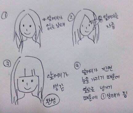 생각보다 많은 남자들이 이해 못하는 여자 앞머리 | 인스티즈