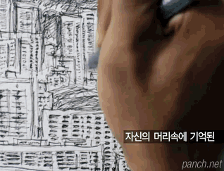 자폐증 환자가 그린 서울..gif | 인스티즈