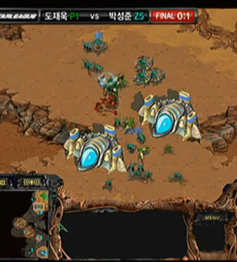 [스타1] 프로토스를 가장 잘 잡는 저그의 결승전 승부수.gif | 인스티즈