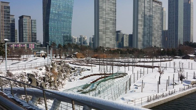 눈 내린 송도 | 인스티즈