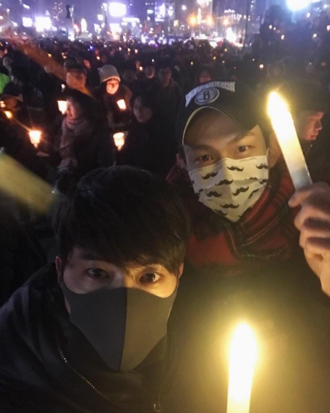 사실상 촛불집회 최다 참석한 연예인.jpg | 인스티즈