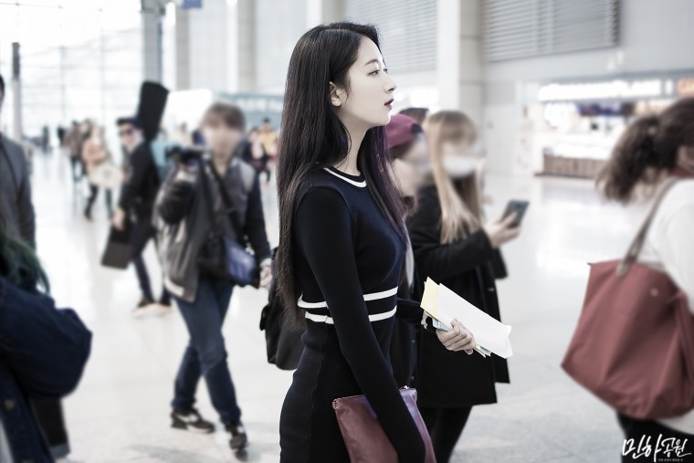 160318 나뮤 꽃단애 민하 인천공항 출국 (진짜 겁나게... 이쁘다...) | 인스티즈