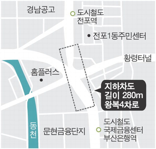 황령터널 이미지
