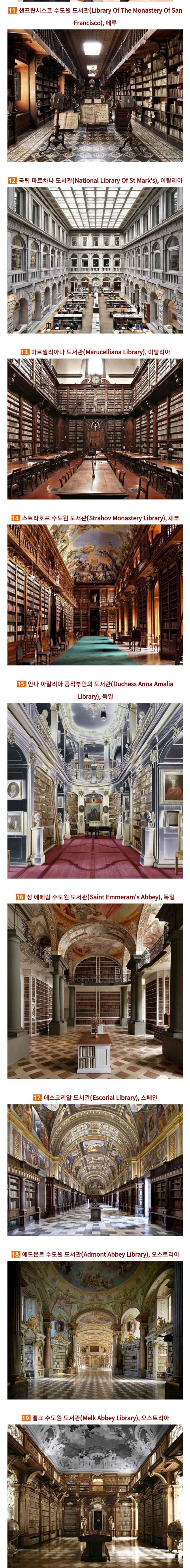 세계에서 가장 아름다운 도서관 베스트 .jpg | 인스티즈