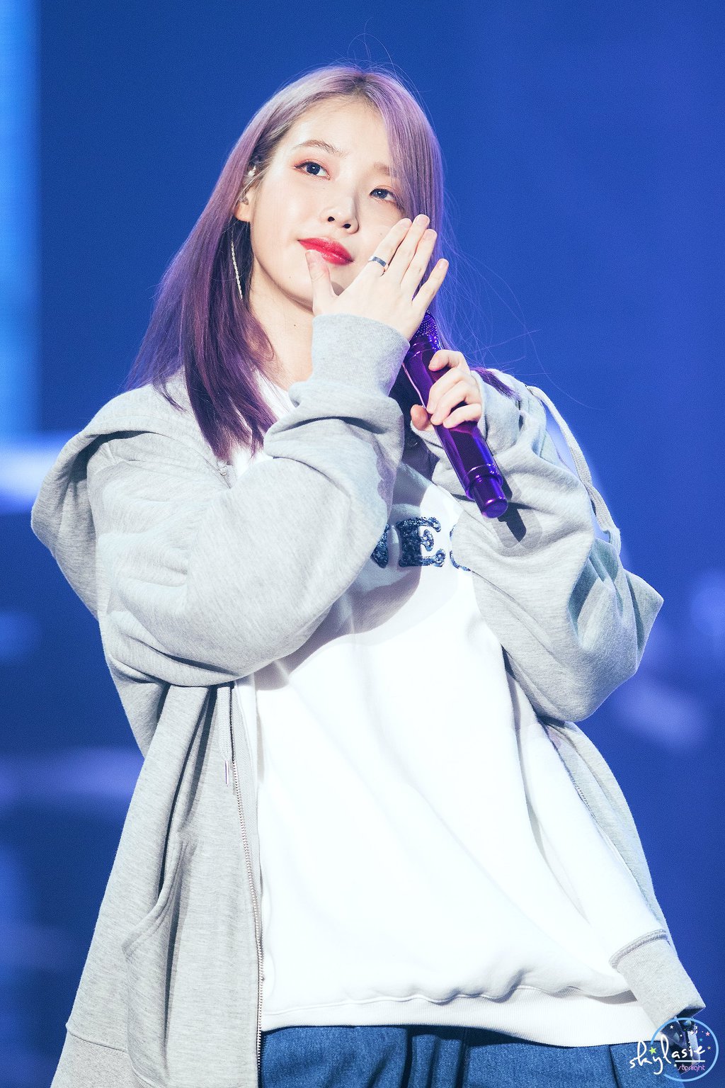 보라색 머리 아이유.jpg | 인스티즈