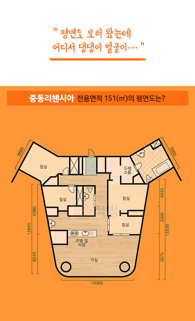 평면도가 특이한 아파트 5 | 인스티즈
