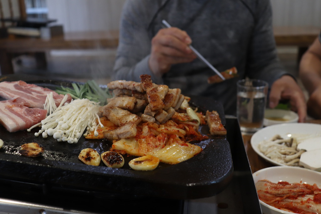 소주와삼겹살 이미지