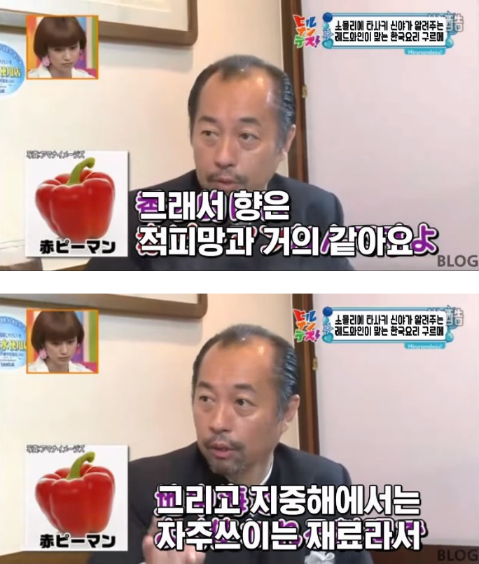 레드와인에 어울리는 한국 요리를 알려주는 일본 예능 방송 | 인스티즈