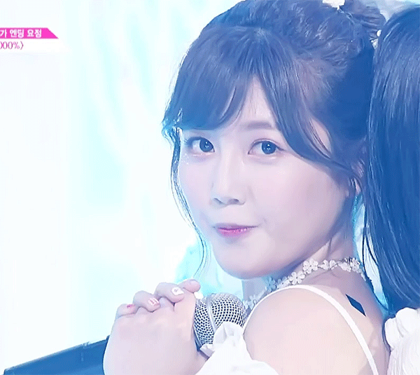 [프로듀스48] 1000% 팀 엔딩요정 보정움짤 | 인스티즈