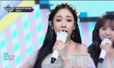 190103 엠카 러블리즈-캔디젤리러브.gif | 인스티즈