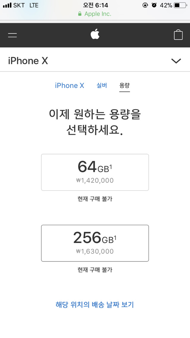 애플 공홈에 뜬 아이폰X 국내가격 | 인스티즈