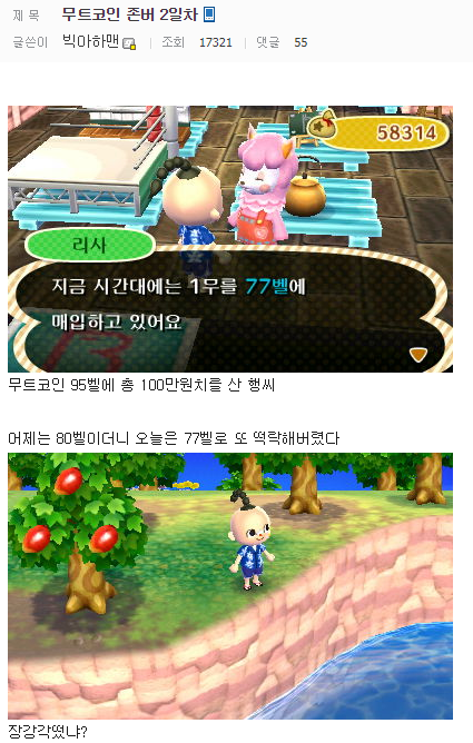 동물의 숲에서 존버하는 사람.jpg | 인스티즈