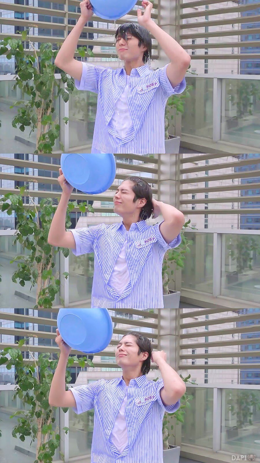 박보검 얼음물 뒤집어 쓴 얼굴 .gif | 인스티즈